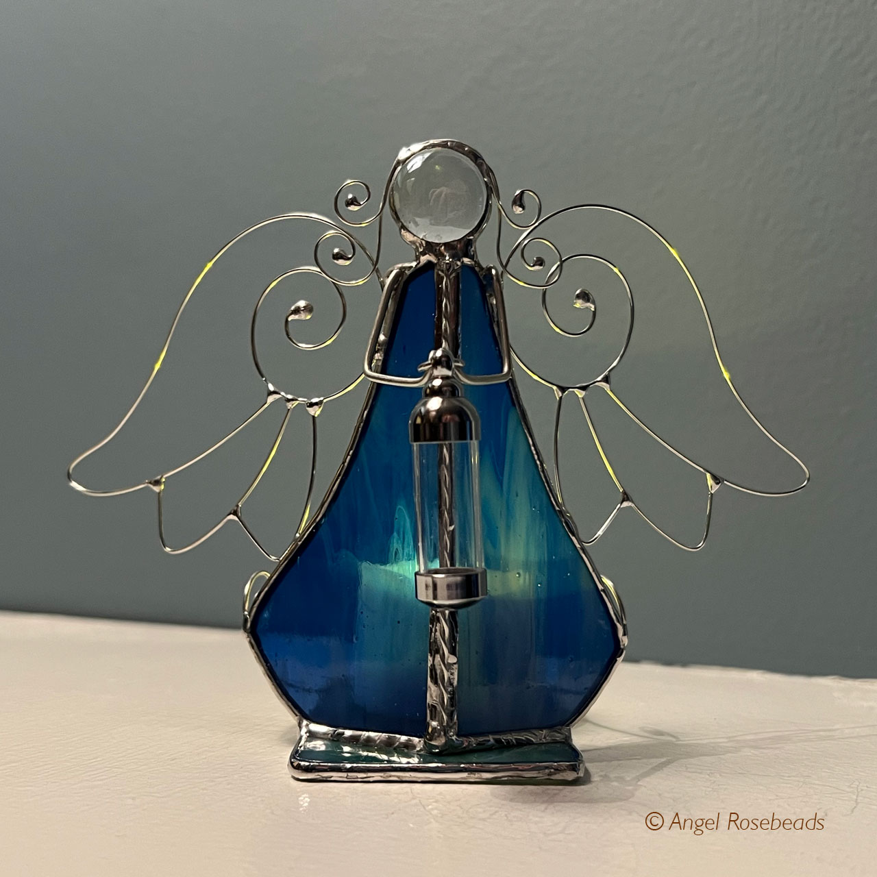 Angel in Medium Blue