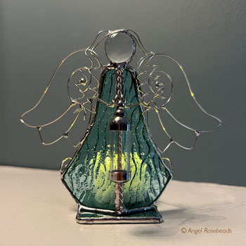 Angel in Aqua Texture