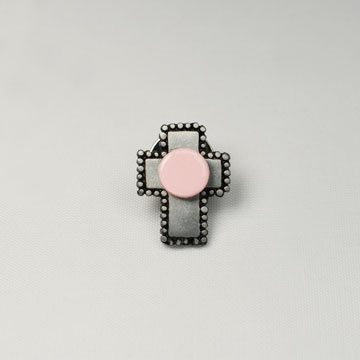 Beaded Cross Pin