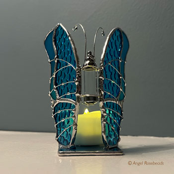 Butterfly - Medium blue texture/dark blue