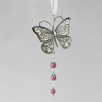 Three Tier Butterfly Ornament