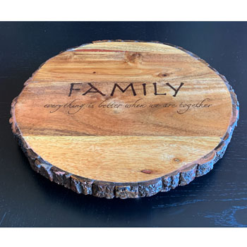 Family serving stand
