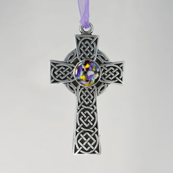 Celtic Cross Ornament ~ Floating