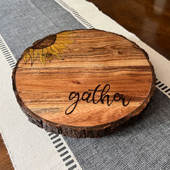 Gather serving stand