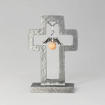 Hammered Cross Standing