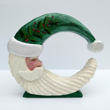 Santa Moon - green hat