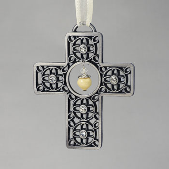 Box Cross Ornament