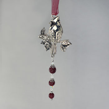 Three Tier Cardinal Ornament