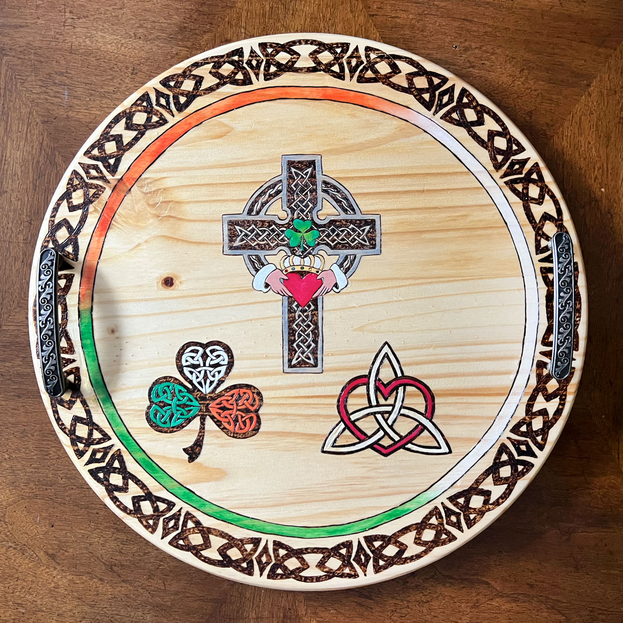 Irish Celtic Cross Tray